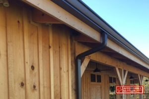 Pine Fascia Board Along Pine Home