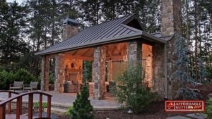 Metal Roofing On Gazebo